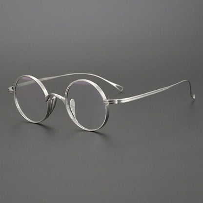 Moryn Titanium Round Glasses Frame