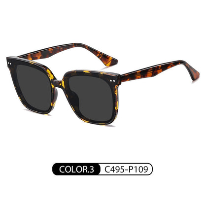 Large frame polarized sunglasses