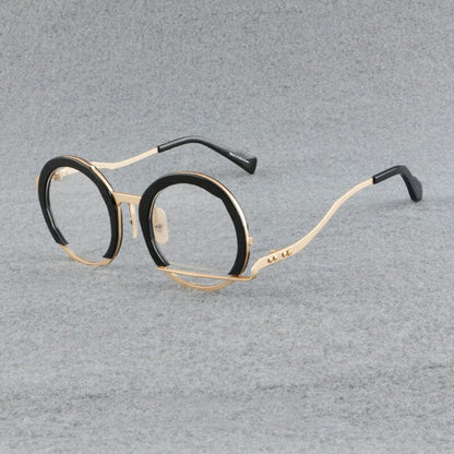 Paddy Retro High-Grade Hand-Made Round Glasses Frames