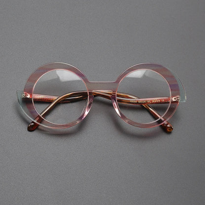 Pax Retro Round Acetate Glasses Frame