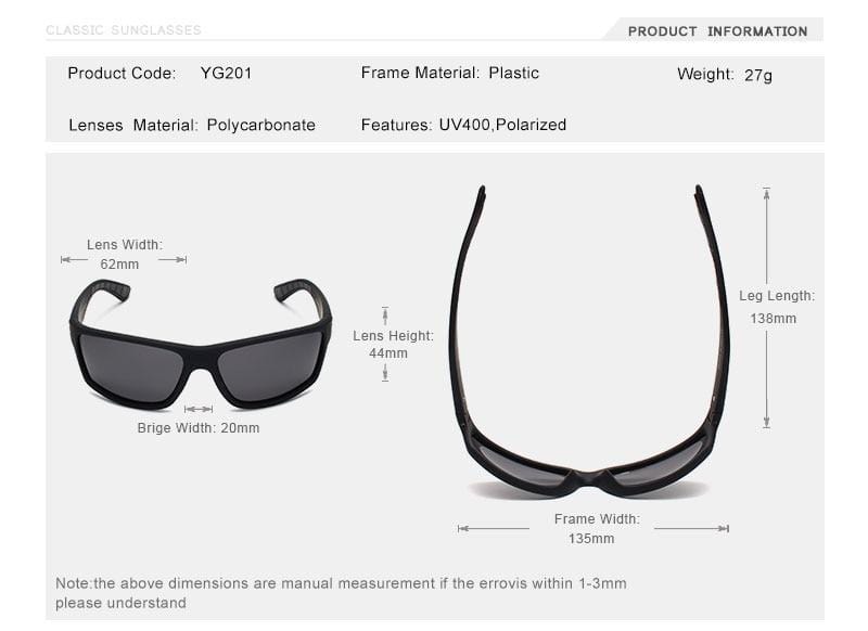 Men's Driving Shades sunglasses YG201