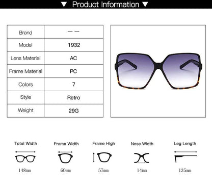 Gradient Merk Designer Sunglasses