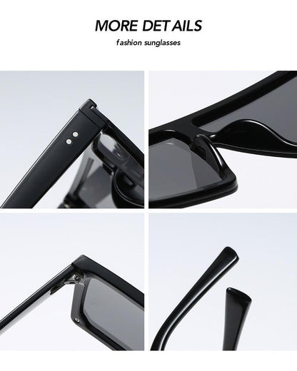 Hot Flat Top Oversized Luxury Sunglasses