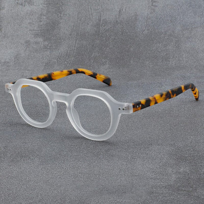 Reg Vintage Acetate Round Optical Glasses Frame