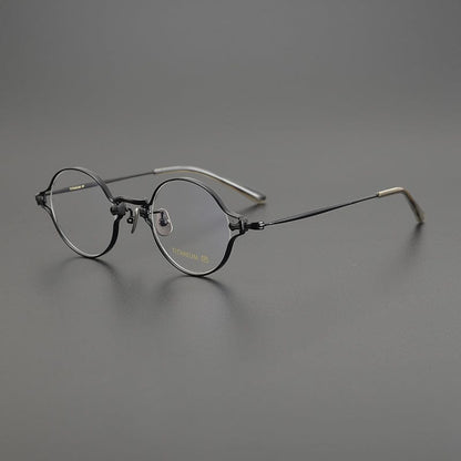 Tha Retro Round Titanium Glasses Frame