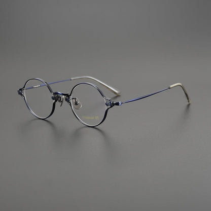 Tha Retro Round Titanium Glasses Frame