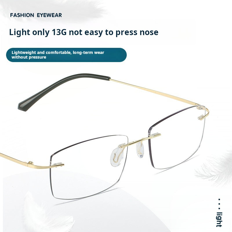 Anti-blue light color-changing glasses
