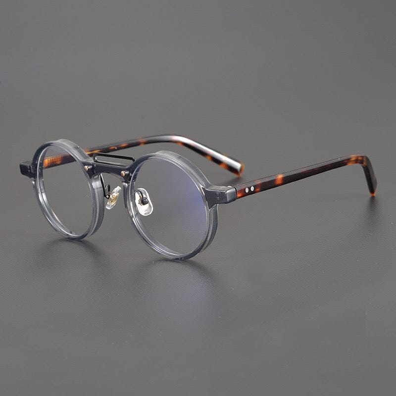 Van Vintage Round Acetate Optical Glasses Frame