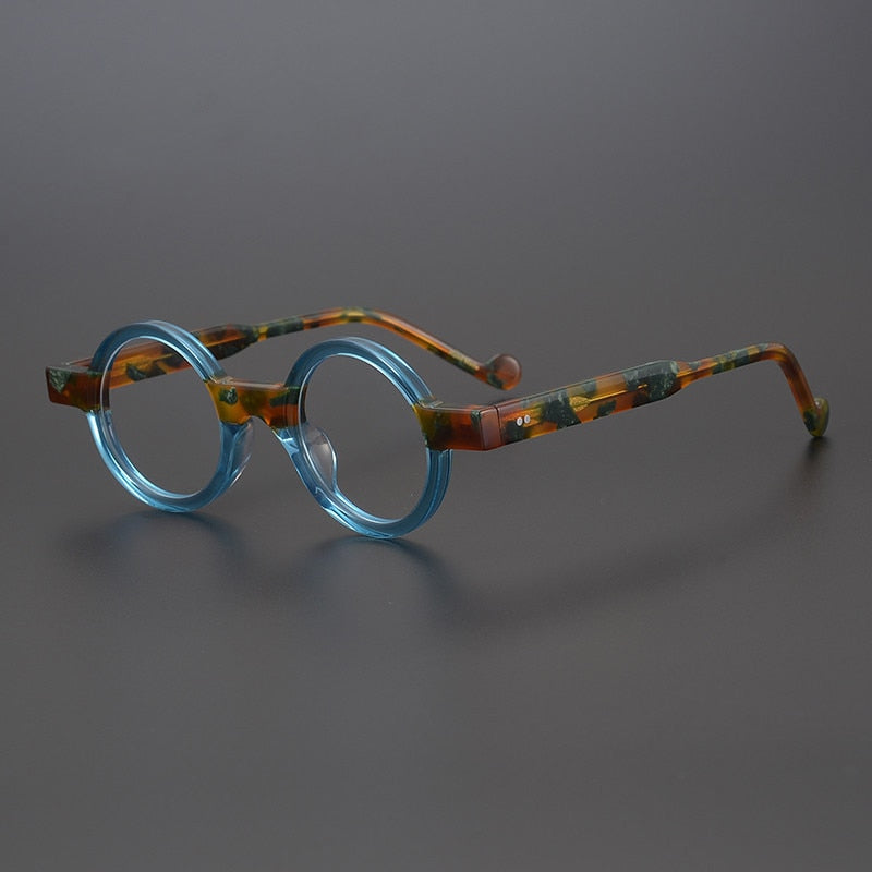 Veda Vintage Round Acetate Glasses Frame
