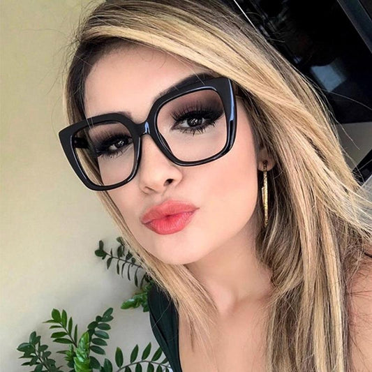 New black Square glasses